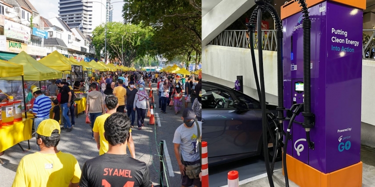 逛TTDI斋戒月市集顺便为电动车充电 Gentari提供限时折扣