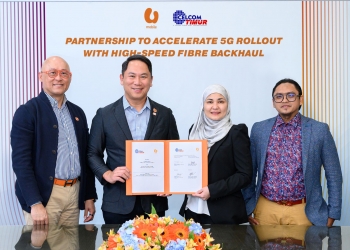 U Mobile将借助CT Sabah 在沙巴与纳闽的光纤基础设施推动其第二个 5G网络部署
