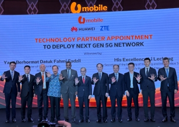 U Mobile与华为中兴签约 部署大马第二5G网络