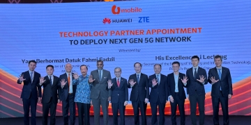 U Mobile与华为中兴签约 部署大马第二5G网络