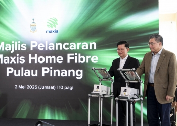 Maxis将在槟城扩展光纤网络，至2027年覆盖逾10万户家庭