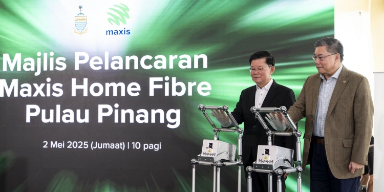 Maxis将在槟城扩展光纤网络，至2027年覆盖逾10万户家庭