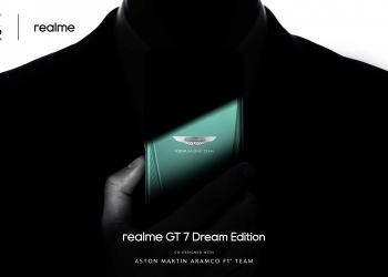 Realme与阿斯顿马丁F1车队合作 推出Realme GT 7 Dream Edition