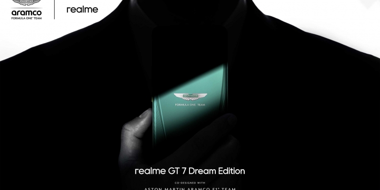 Realme与阿斯顿马丁F1车队合作 推出Realme GT 7 Dream Edition