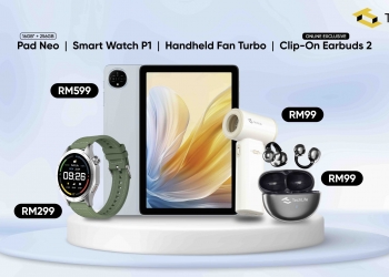 Realme旗下TechLife在大马推出Pad Neo和Smart Watch P1等新品