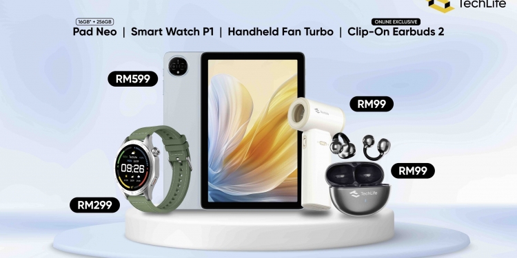 Realme旗下TechLife在大马推出Pad Neo和Smart Watch P1等新品