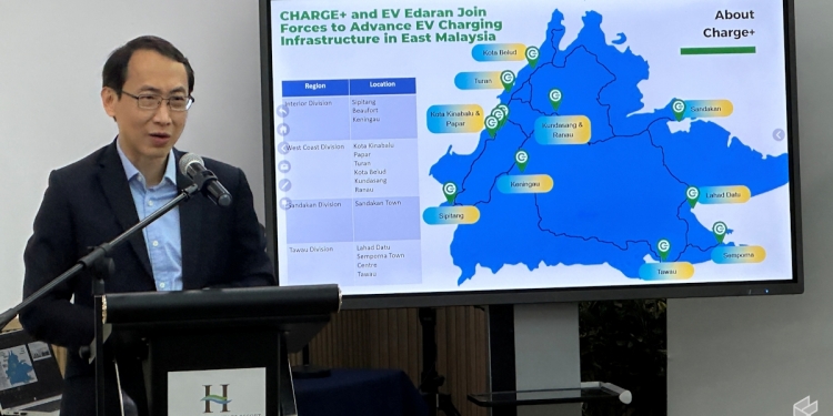 Charge+和EV Edaran将在沙巴推出电动车充电网络，覆盖亚庇至仙本那