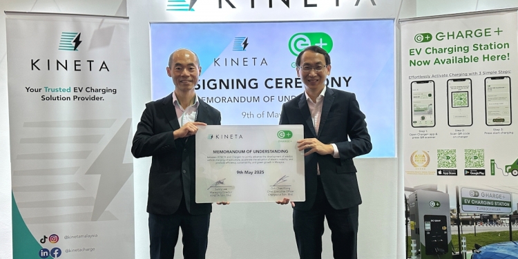 Kineta与Charge+合作，共同发展马来西亚电动车基础设施