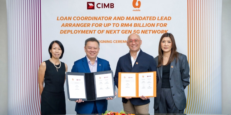 部署第二5G网络 U Mobile委任CIMB安排40亿贷款