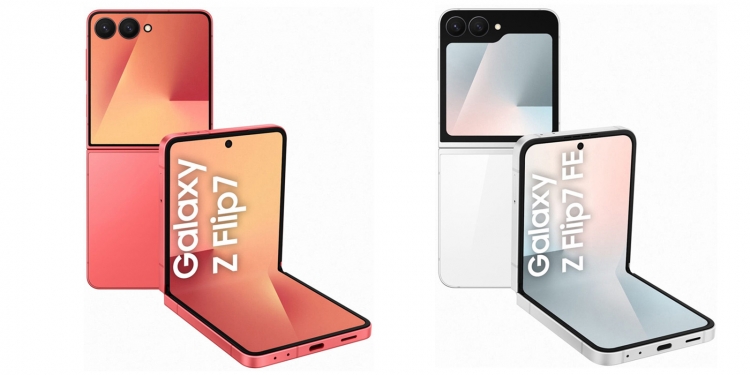 Samsung Galaxy Z Flip 7和Z Flip 7 FE：7月9日发布会前设计图全面曝光