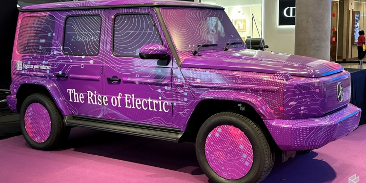 在大马首度亮相,Mercedes-Benz G-Class电车登场MBFWKL