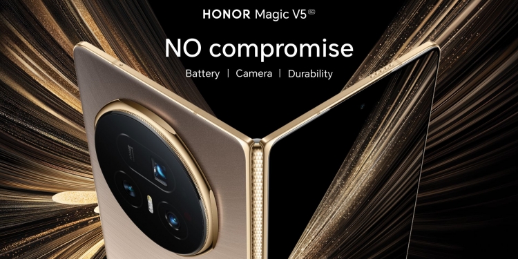 全球最轻薄折叠手机!Honor Magic V5将于7月15日登陆大马