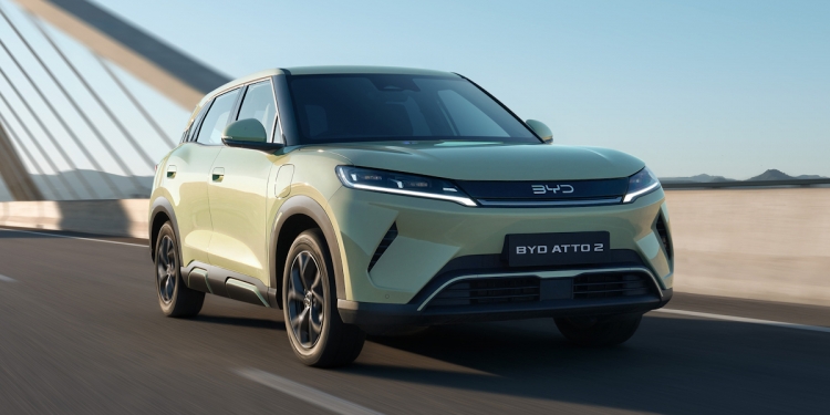 大马版BYD Atto 2：料配备51.1kWh电池和拨杆式驱动选择器等