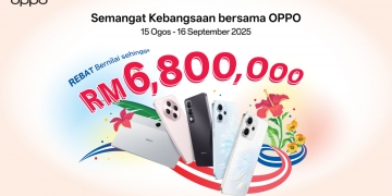 Oppo国庆促销：回扣总价值高达680万令吉