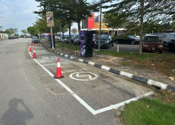 Gentari在槟岛卡巴星道部署直流充电桩 有4个充电位