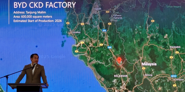 比亚迪将在丹绒马林设CKD工厂 预计2026年投产