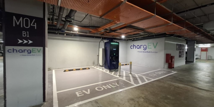 ChargEV在金务大甘文宁湖景商场增设240kW直流充电桩