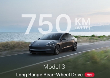 Tesla Model 3新增长续航后驱版：配备转向灯拨杆，WLTP续航750km，从18万5000令吉起