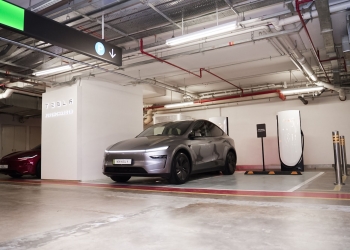 Tesla在Pavilion Damansara Heights启用V4超级充电站