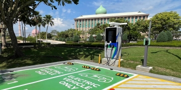 TNB Electron在布城中心地带启用120kW直流充电桩，限时免费充电
