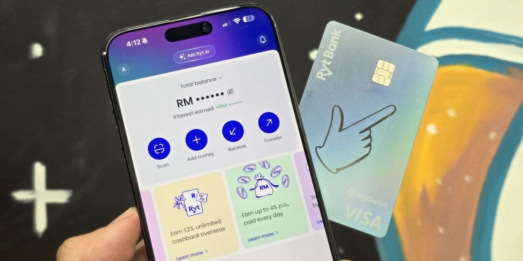 Ryt Bank继续提供4%年利率、1.2%无限海外消费现金回馈等优惠