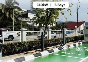 关丹Jalan Gambut国能大厦TNB Electron直流充电桩启用