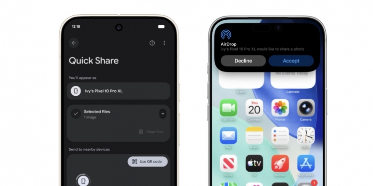 Google让Android与iPhone实现类似AirDrop的文件互传