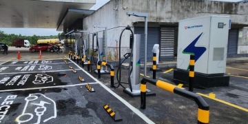 TNB Electron 在Petron Keratong Muadzam启用 240kW 直流充电器，限时免费使用