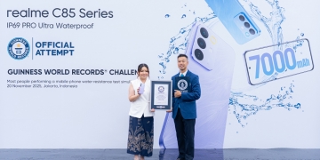 Realme C85登陆大马：获同步防水测试认证创下世界纪录的手机