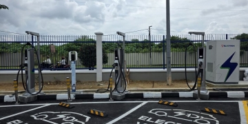 TNB Electron在太平国能大厦启用4车位240kW直流快充桩