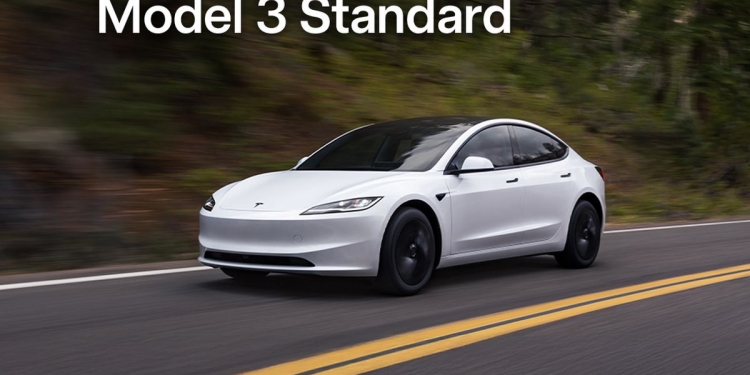 特斯拉在大马推出Model 3 Standard RWD，从14万7600令吉起