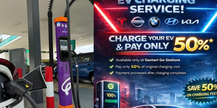 Gentari提醒：谨防第三方提供的电动车充电优惠活动