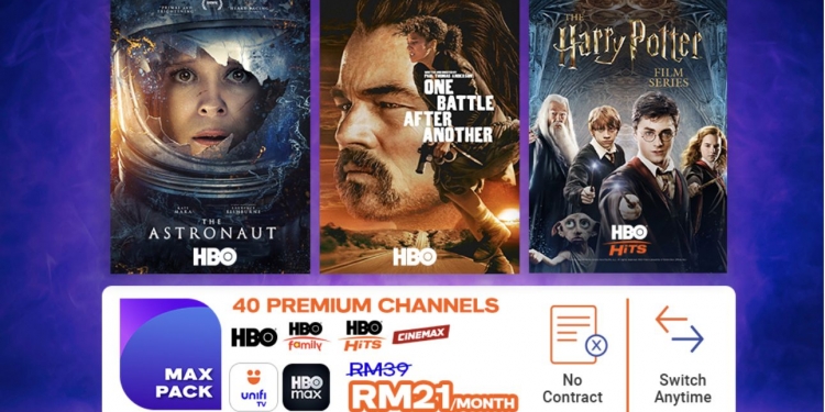 HBO频道现由Unifi TV独家播出，所有用户可免费收看至4月4日