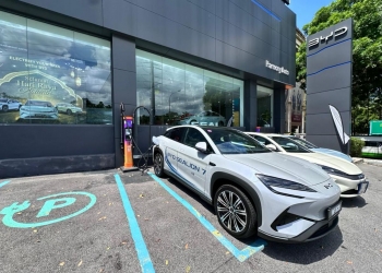 BYD Harmony Auto Hartamas的Gentari 100kW直流充电桩现已向公众开放