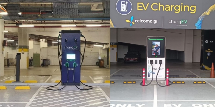 ChargEV在汝来永旺商场增设充电桩,包括240kW直流充电桩