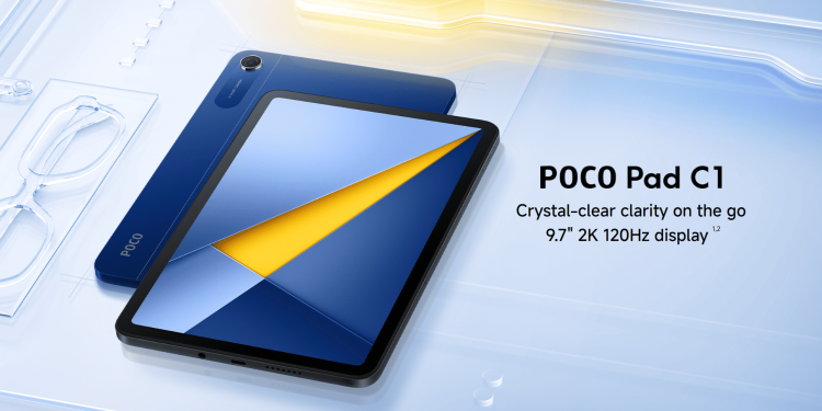 配备9.7英寸屏幕和7600mAh电池 Poco Pad C1售价549令吉起