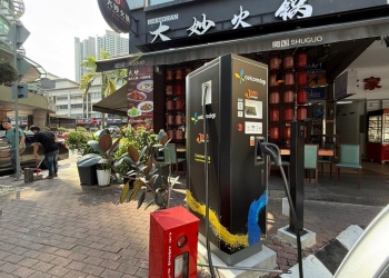 JomCharge为Solaris Mont Kiara充电桩提供半价优惠，仅限本周末