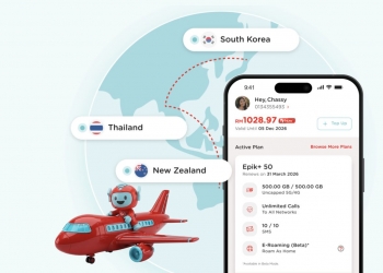 Tune Talk推出E-Roaming：Epik+ 50、Epik+ Family和Epik+ Family Safe配套用户可在13国享受免费数据漫游服务