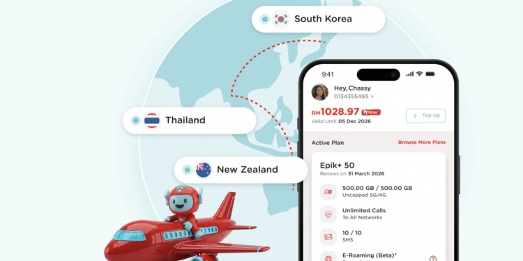 Tune Talk推出E-Roaming：Epik+ 50、Epik+ Family和Epik+ Family Safe配套用户可在13国享受免费数据漫游服务