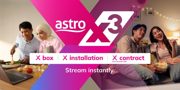 Astro X3：无需机顶盒、无需安装，月费39.99令吉起即可串流观看