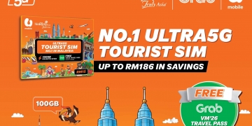 U Mobile推出ULTRA5G Tourist SIM配套：100GB数据售价15令吉起，捆绑Grab Visit Malaysia 2026 Travel Pass