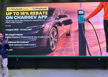ChargEV与⁠Maybank合作推出电动车充电优惠，最高可享16%回扣