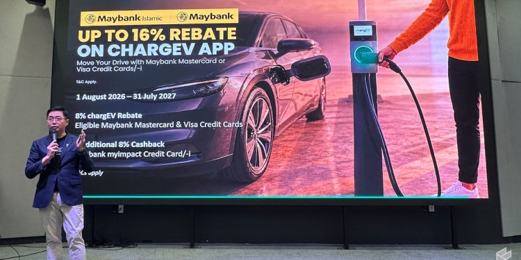 ChargEV与⁠Maybank合作推出电动车充电优惠，最高可享16%回扣
