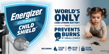 Energizer Ultimate Child Shield：全球唯一可防止误吞后造成灼伤的纽扣电池