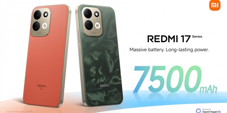 Redmi 17系列在大马发布：配备7500mAh电池，售价669令吉起