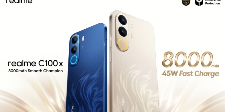 Realme C100x将于8月28日在大马开卖，配备8000mAh大电池