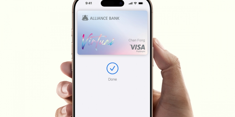 安联银行宣布支持Apple Pay：仅限Visa信用卡，开通即享30令吉现金返还
