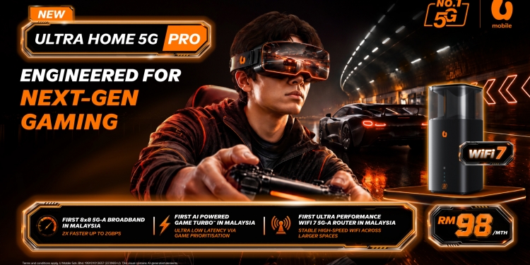 U Mobile ULTRA Home 5G Pro：最高2Gbps、2TB公平使用政策，每月98令吉附送WiFi 7路由器