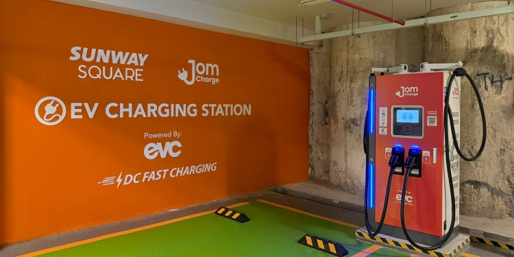 JomCharge进驻双威广场，部署最高120kW直流充电器