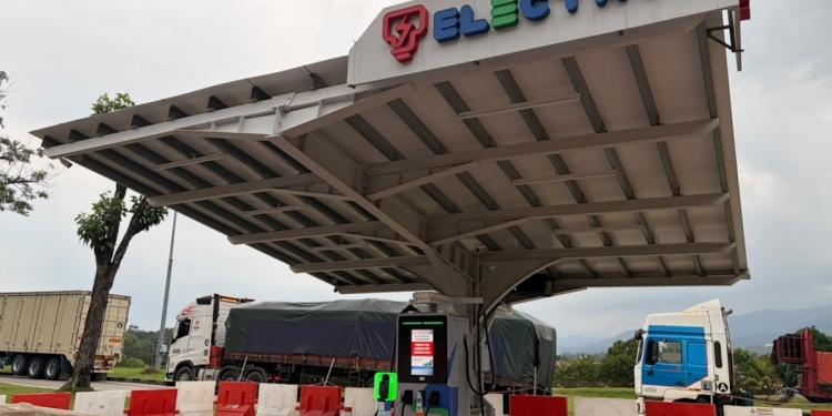TNB Electron在万挠往北方向休息站启用240kW直流充电桩